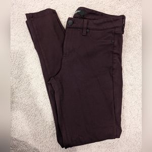 Wine colored dress pants, sz 4/27